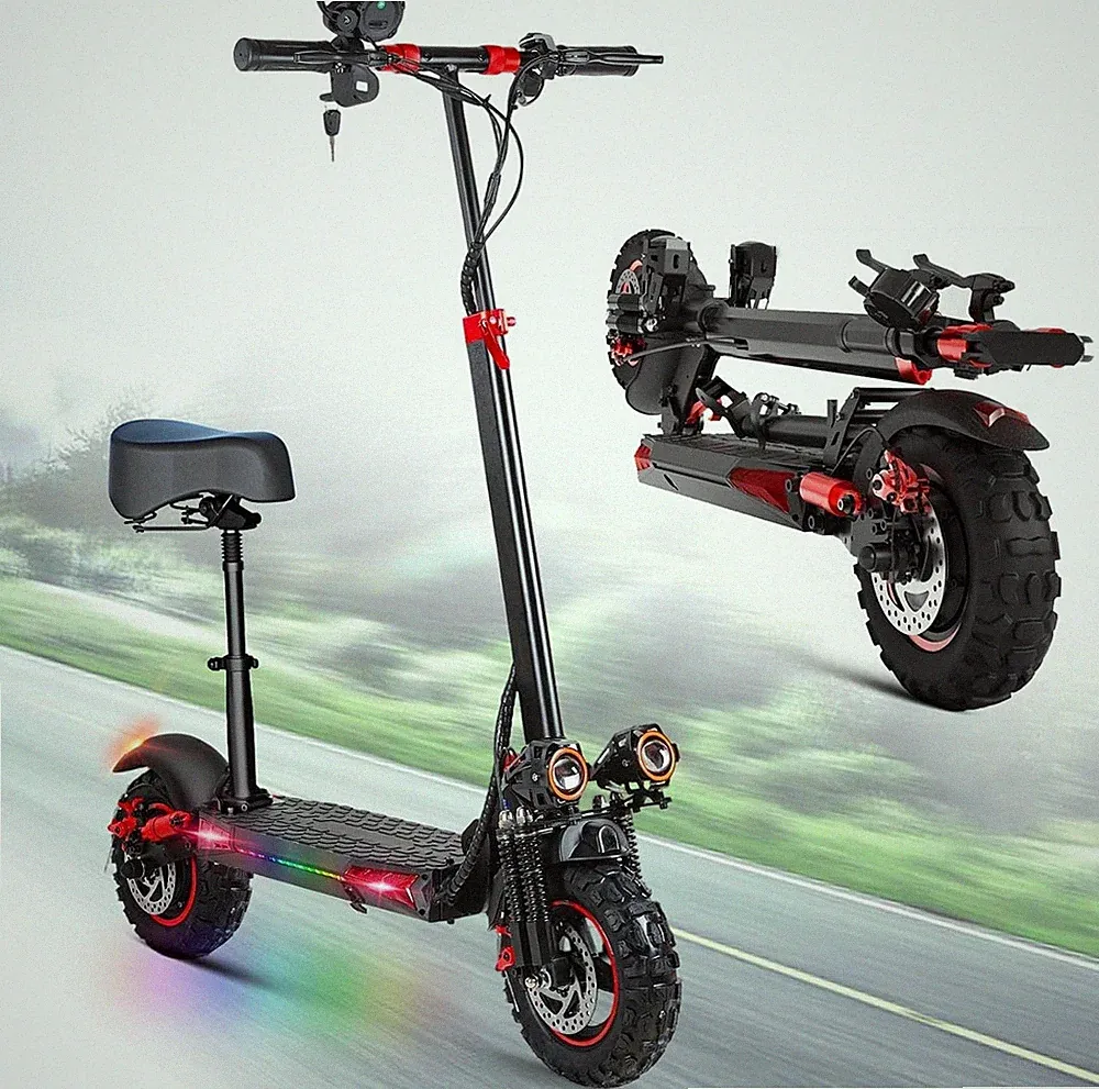 Freeboy J11 MAX Elektroroller Mit Sitz 11'' 48V/18Ah Klappbar Off-Road E-Scooter