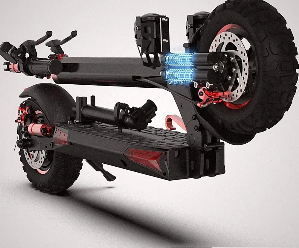 Freeboy J11 MAX Elektroroller Mit Sitz 11 Zoll 18Ah Klappbar Off-Road E-Scooter