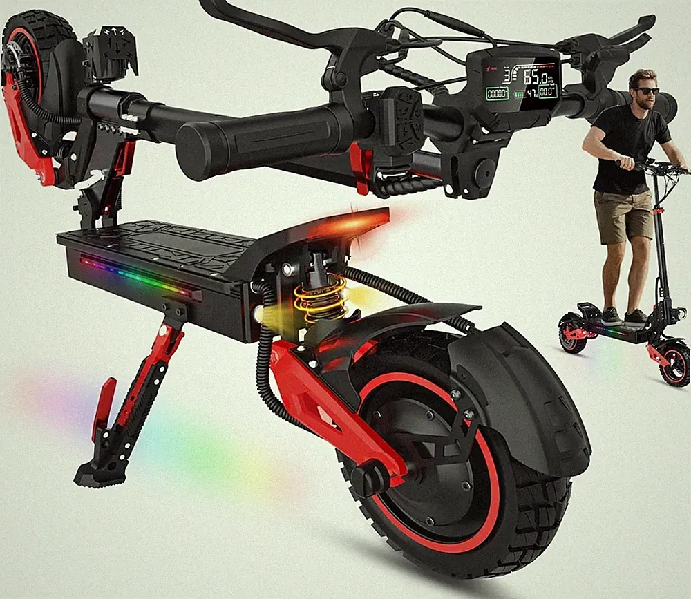 Freeboy J15 MAX 10,5'' E-Scooter 1600W 48V/18Ah Elektroroller Off-Road E-Roller