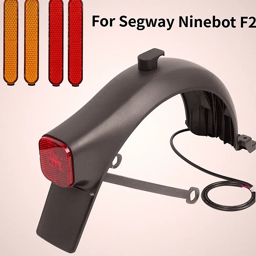 Für Segway Ninebot F2 Elektroroller Kotflügel Rücklicht Warnung Reflektor Teile