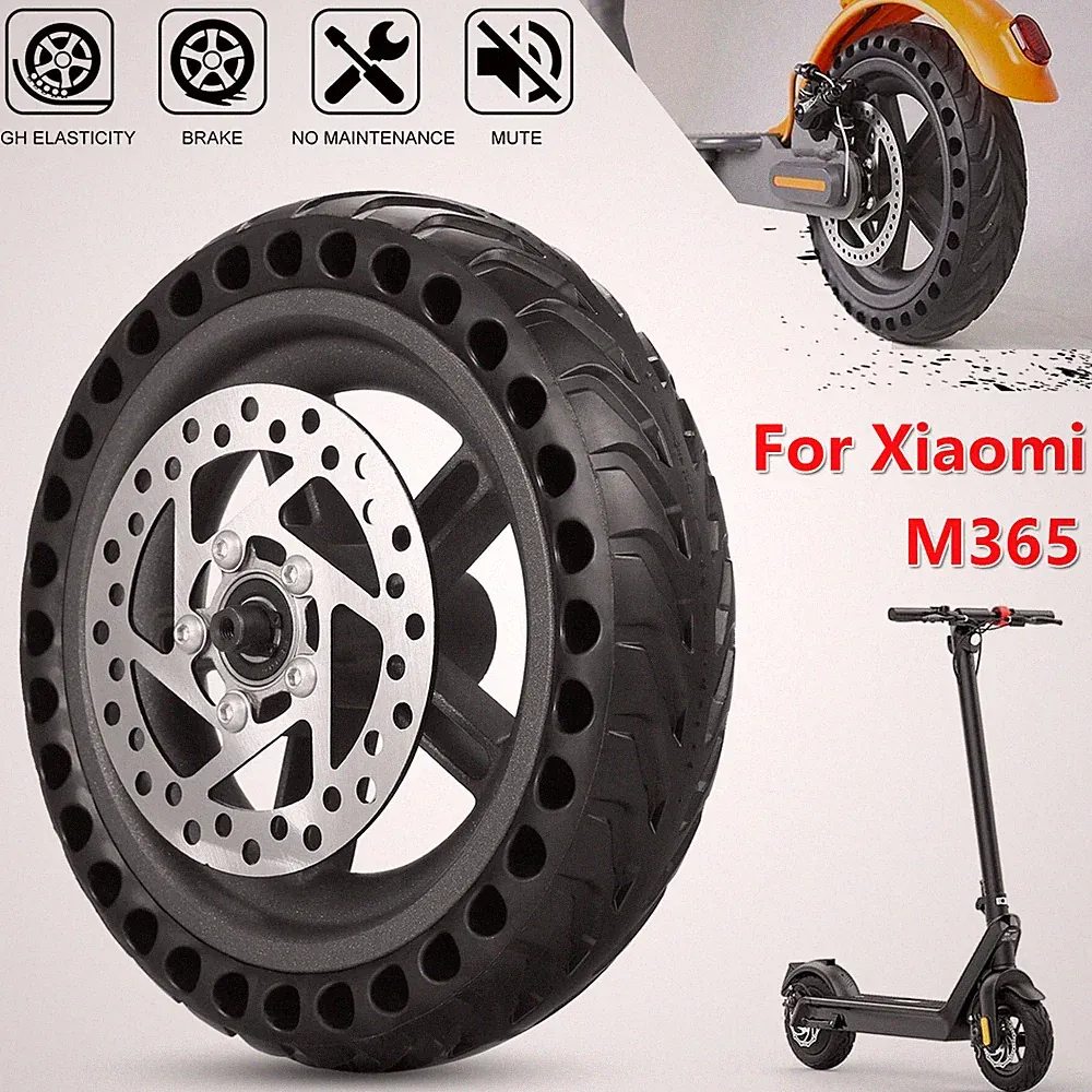 Für Xiaomi Mijia M365 Hinterrad Reifen 8,5 Zoll Elektroroller Rad Scheibenbremse