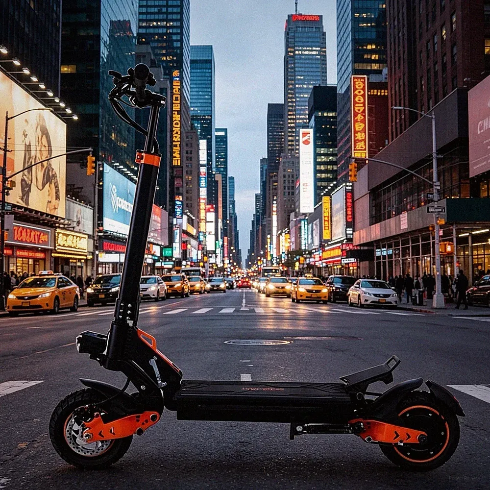 GELEIPU Z1 PRO 10Zoll 2400W Elektroroller Dualmotr 20Ah Offroad E-Scooter 65KM/H