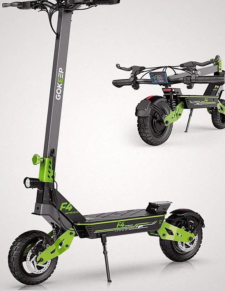 Gokeep F4 Elektroroller 1200W 15,6AH Offroad E-Scooter 10,5'' Faltbar E-Roller