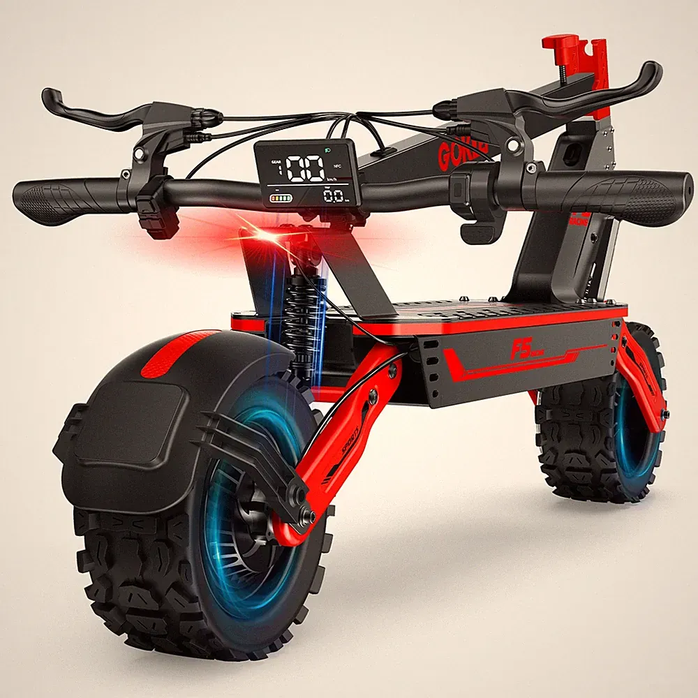 Gokeep F5 E-Scooter Faltbar 11'' Elektroroller 1000W 52V/20Ah Off-road E-Roller