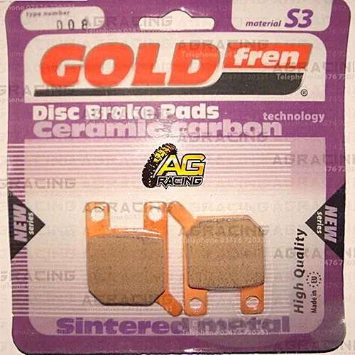 Goldfren S3 Keramik Carbon Bremsbeläge Vorne Links Für Barigo Elektro Roller 199