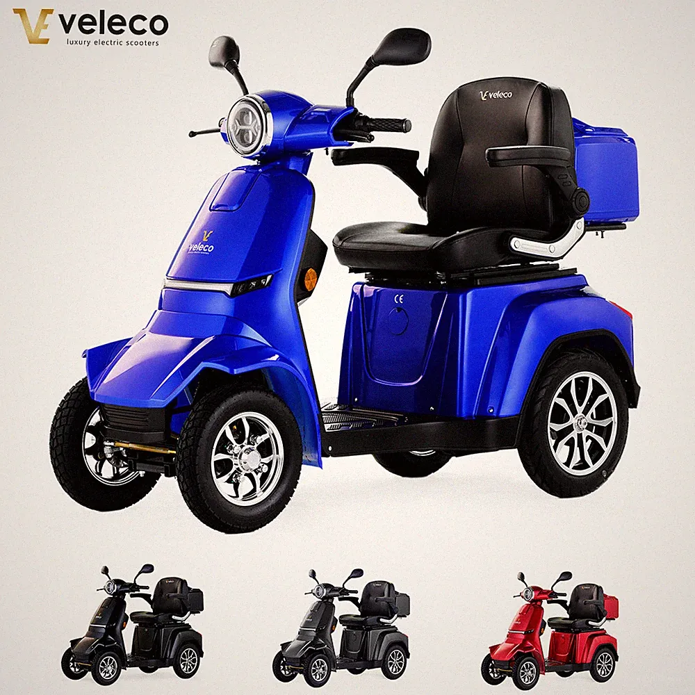 GRAVIS Seniorenmobil 4-Rad Mobilitätsroller Elektroroller 60V 1000W VELECO