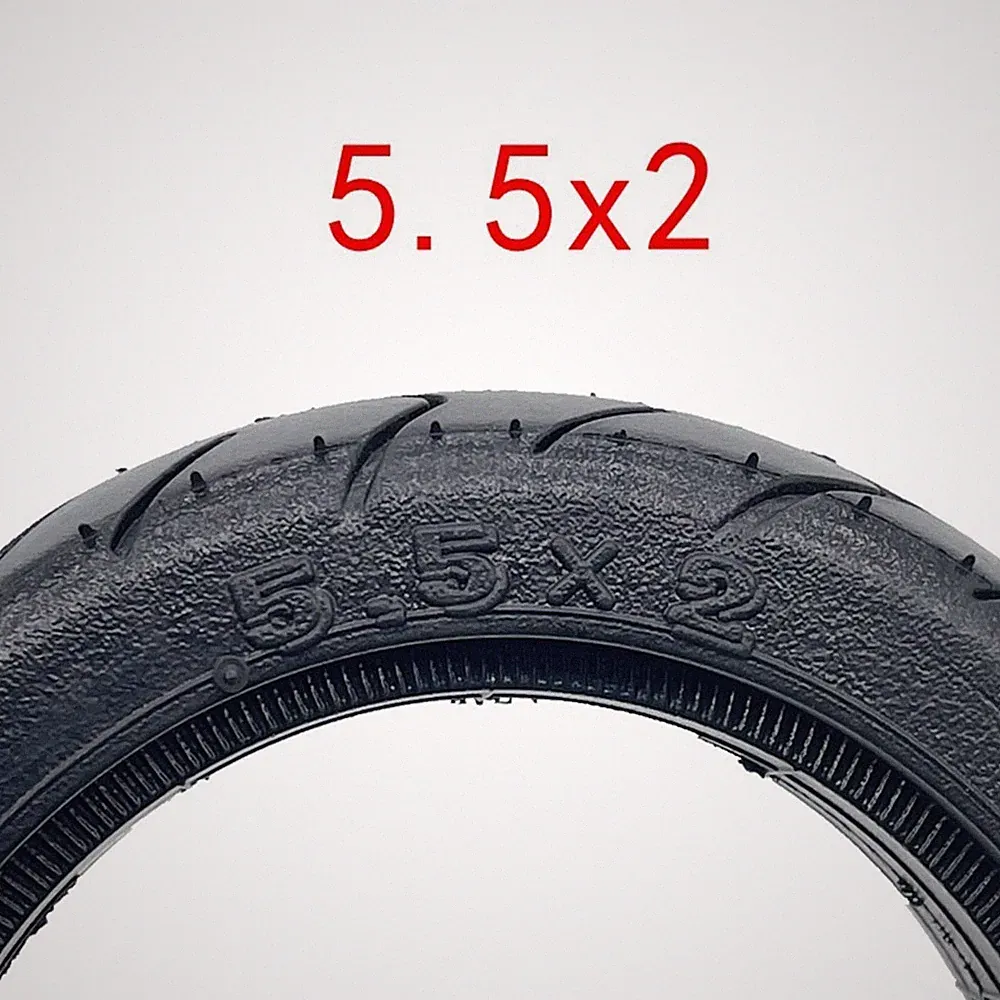 Gummireifen in Schwarz 55x2 f??r I Scooter Pro Elektroroller aus Carbon Fiber