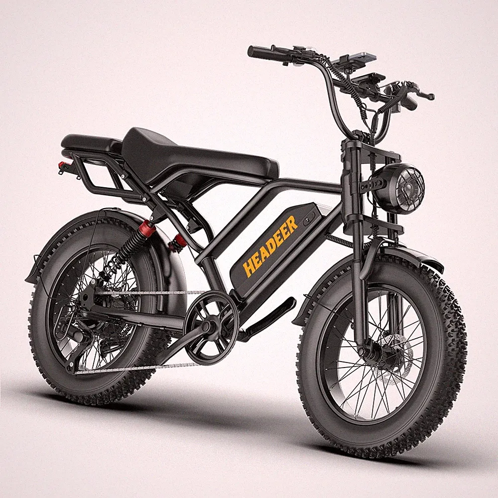 HEADEER BK20 E-MTB 20 Zoll Elektrofahrrad 750W 48V 20AH Fatbike Moped E-bike