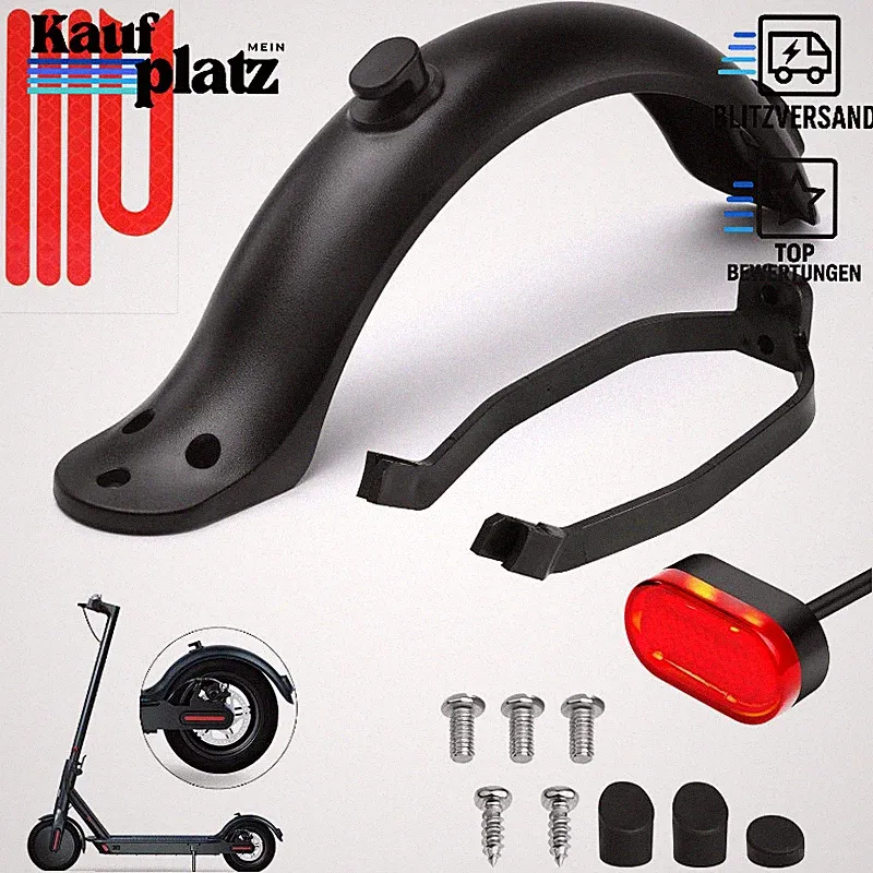 Heckkotflügel Elektroroller für Xiaomi M365 M365 Pro Scooter Schutzblech mit