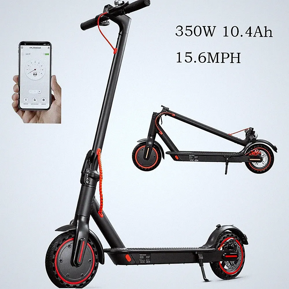 HEZZO HS-04PRO 10Zoll Elektro Scooter 350W 10.4Ah Elektroroller 15.6MPH Mit APP