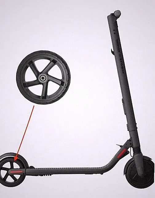 Hinterrad INOPARTS für Elektroroller Ninebot ES1 / ES2 / ES3 / ES4