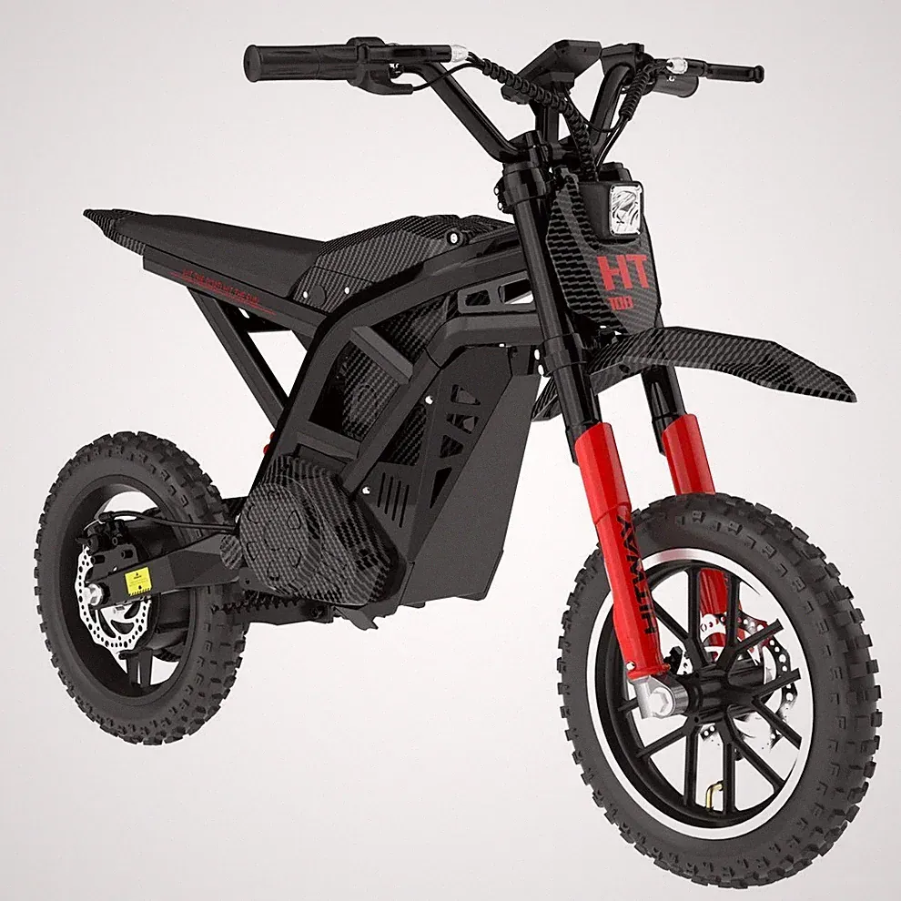 HITWAY Elektro Kindermotorrad Kinder Crossbike 14 Zoll 400W 25 km/h bis 30-45km