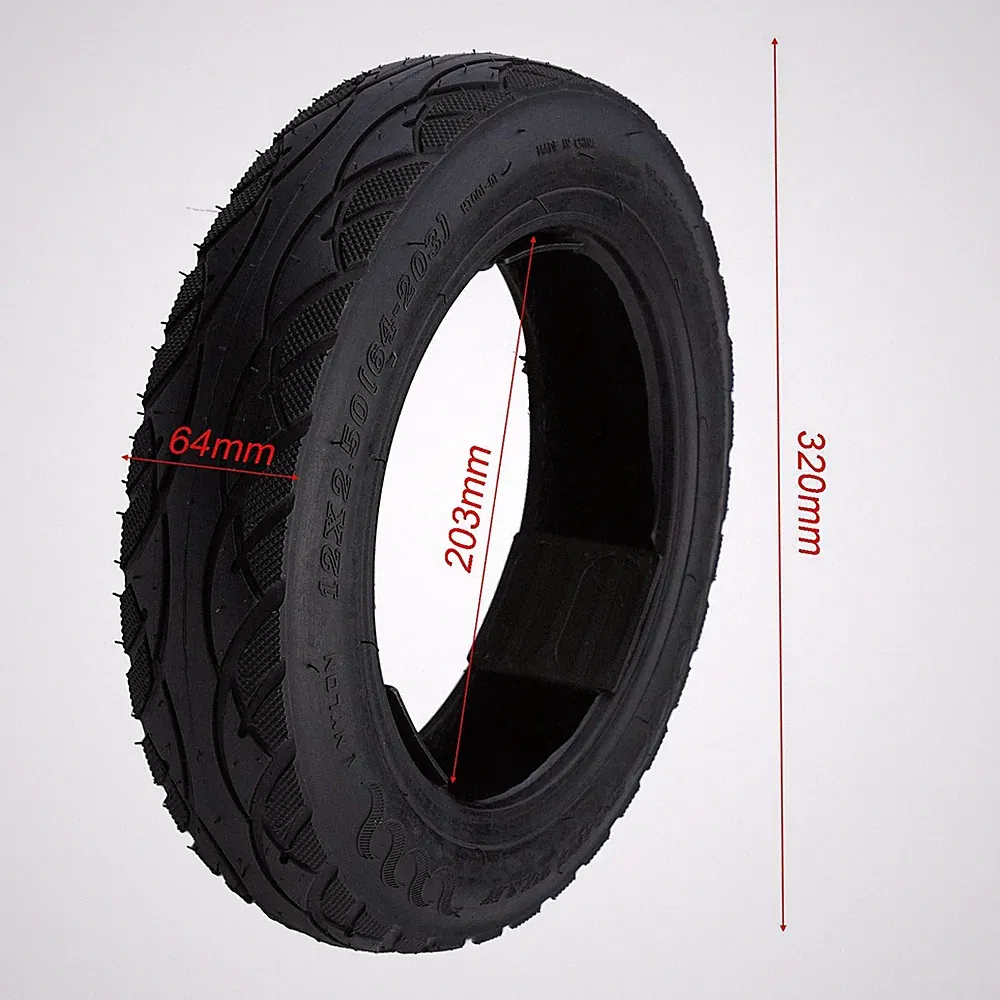 Hochleistungs 12 Zoll Tubeless Reifen 12x2 50 (64203) für Elektrofahrrad Roller