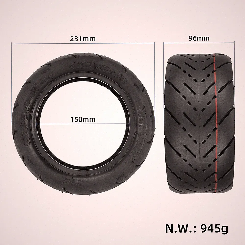 Hochleistungs Tubeless Reifen für 10 Zoll Elektroroller (Modell 90556)