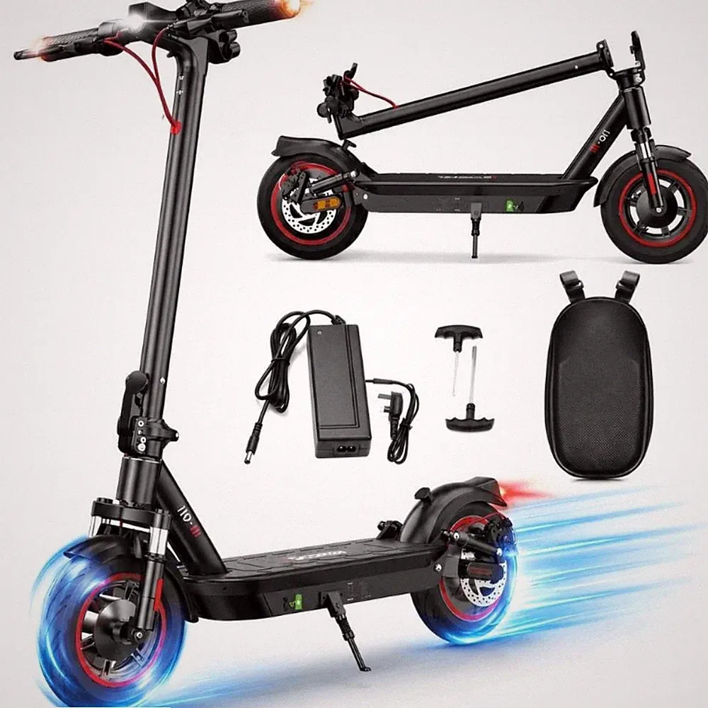 i10 Elektroroller 10'' Faltbarer E-roller 650W 48V 15Ah E-Scooter Offroad 40km/h