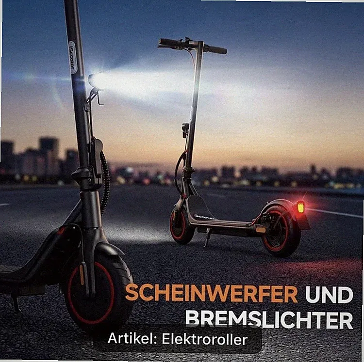 i8 e-Scooter Elektroroller 420-https:/500W 36V 5,2Ah 8,5" bis 25km klappbar