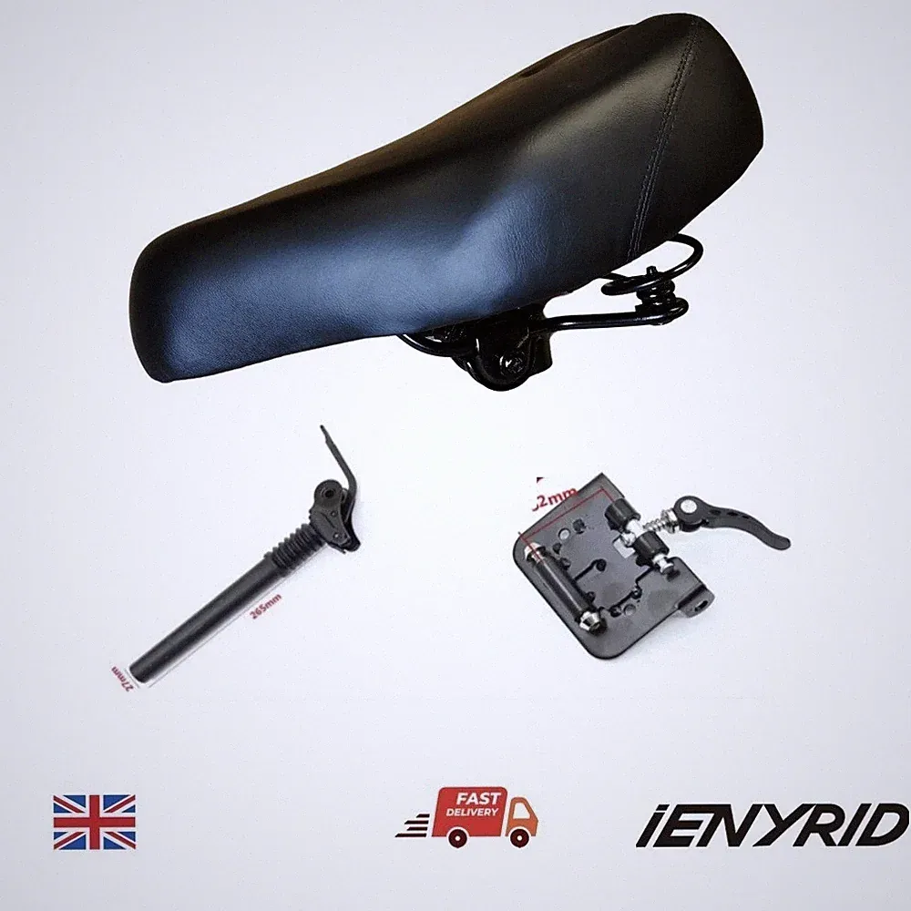 iENYRID M4 Pro 10 Zoll Klappsattel Sitz schwarz - Stoßdämpfer