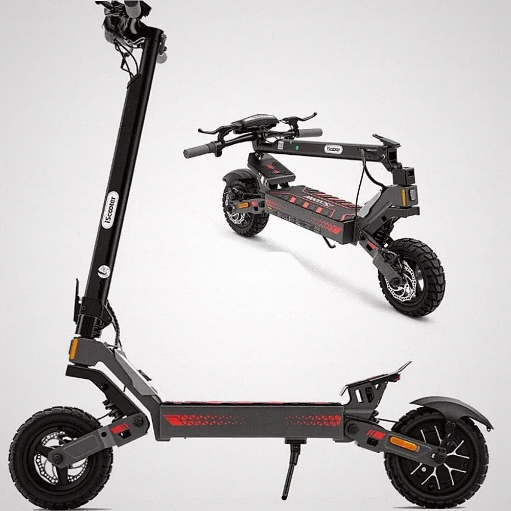 iF1 Elektroroller 1200W 10AH Of-road E-Scooter 10" E-Roller Elektroscooter 45kmh