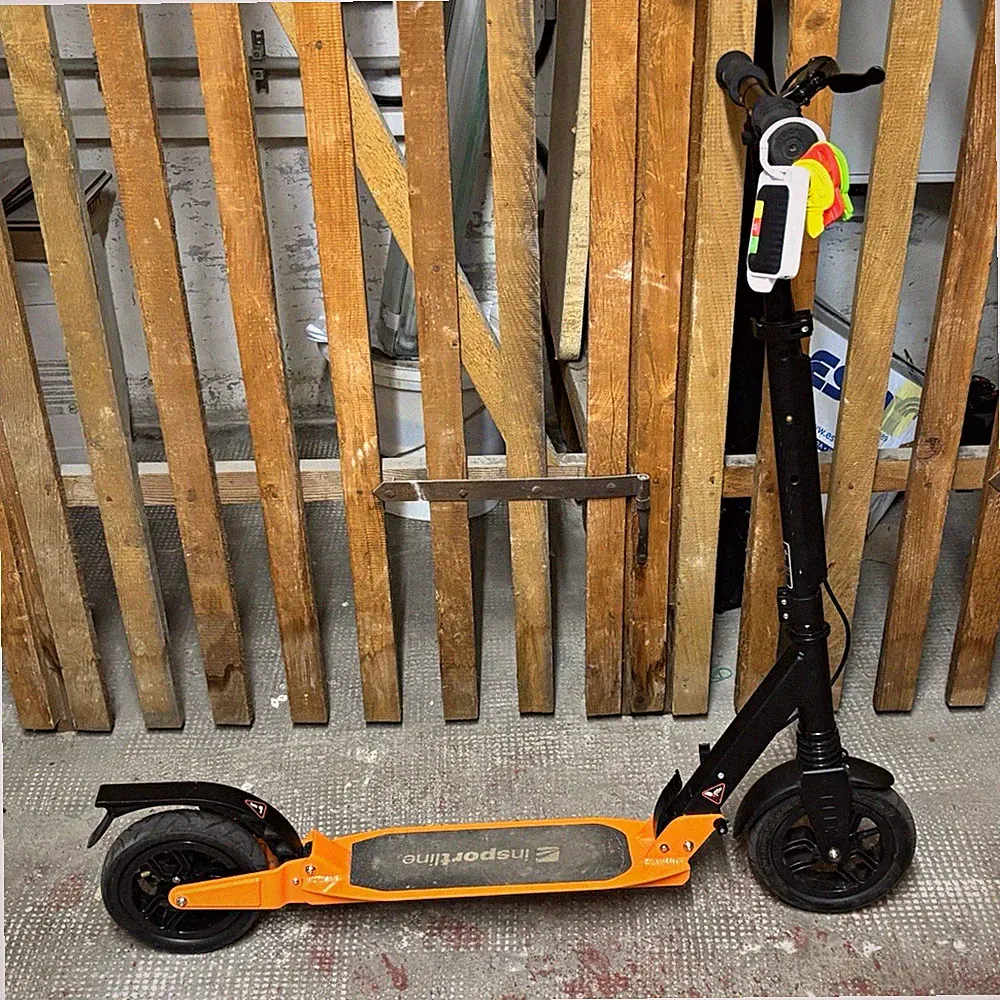 InSportline Mascarpo Kinder 10 Zoll orange/schwarz,StVZO Roller (Scooter)