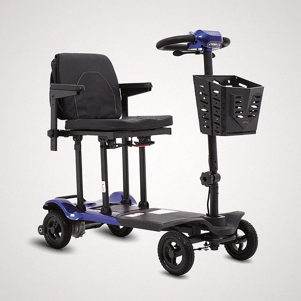 Intermed Roller Behinderte Senioren Elektroroller 4 Räder Ultra Blau Super Leicht Blau