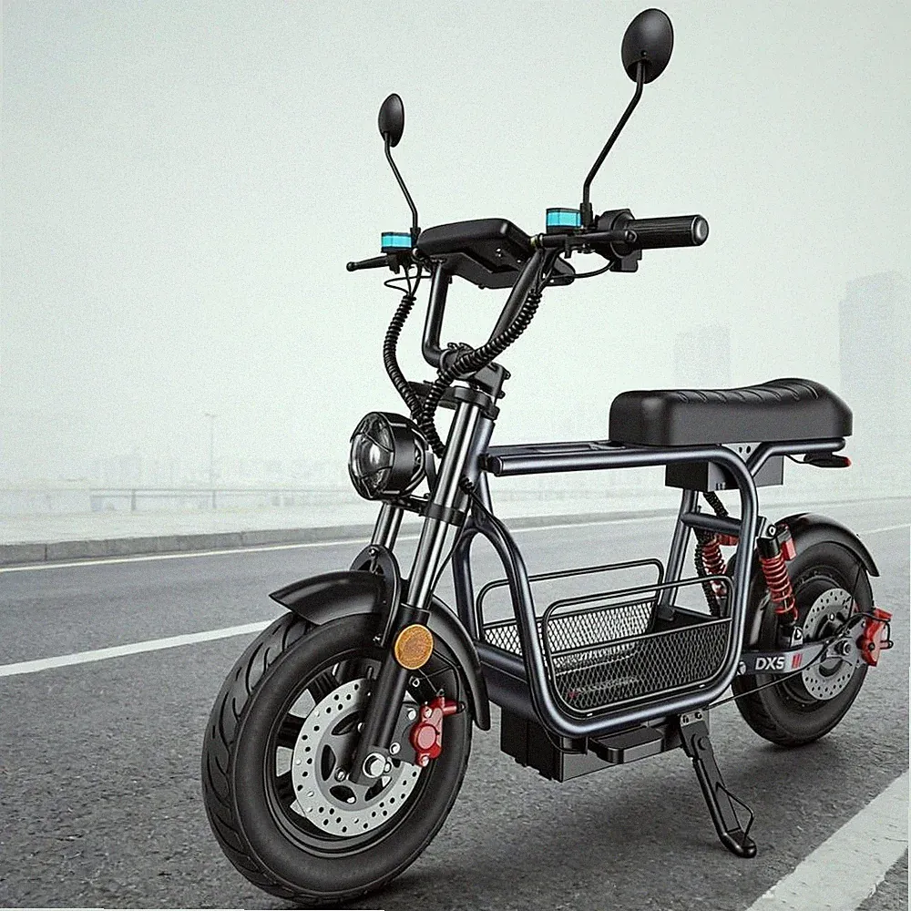 iScooter 15 Zoll Elektroroller mit Einkaufskorb Off-road E-Scooter NFC Bis 150kg