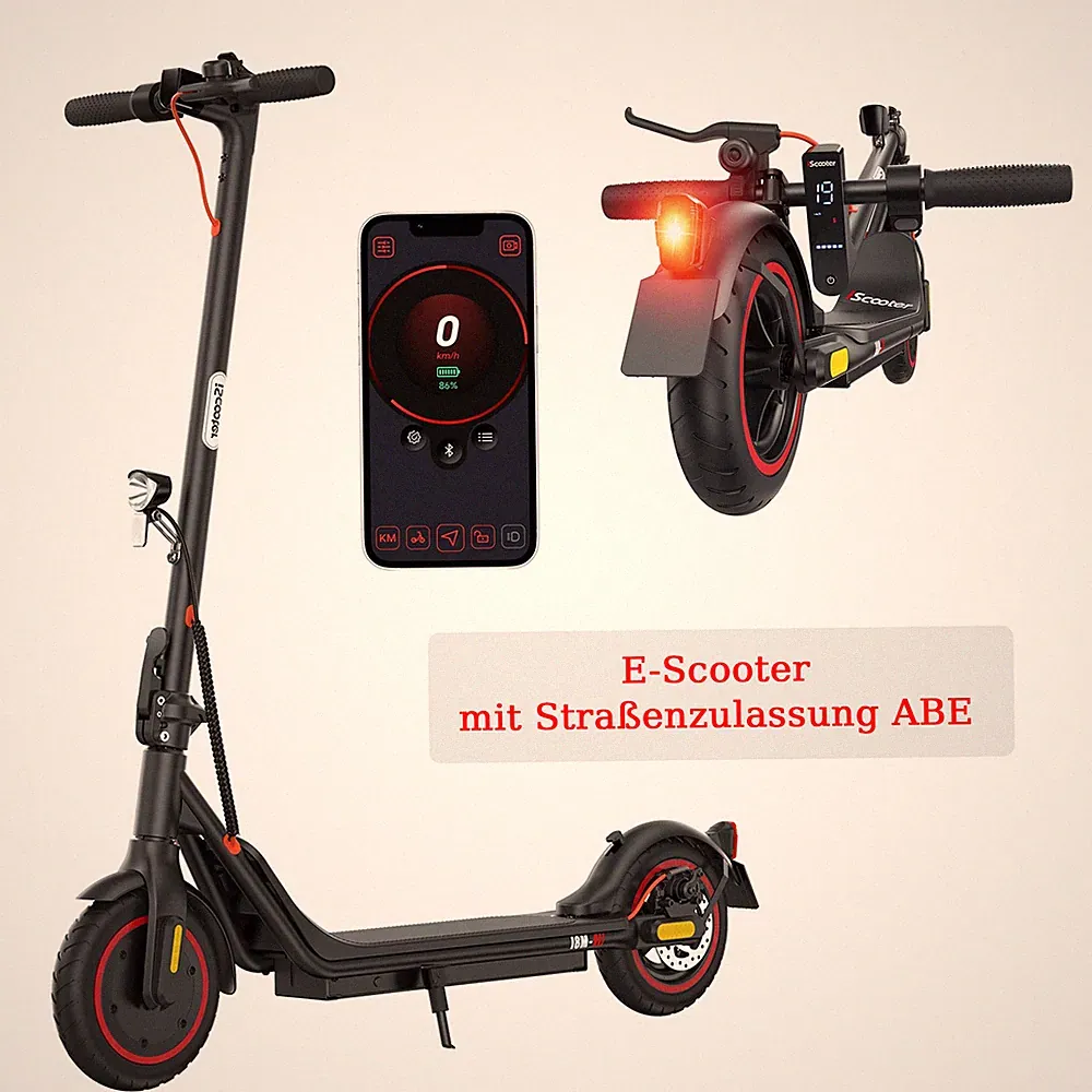 iScooter 8.5'' E-Scooter mit Straßenzulassung 350W Elektro Scooter Elektroroller