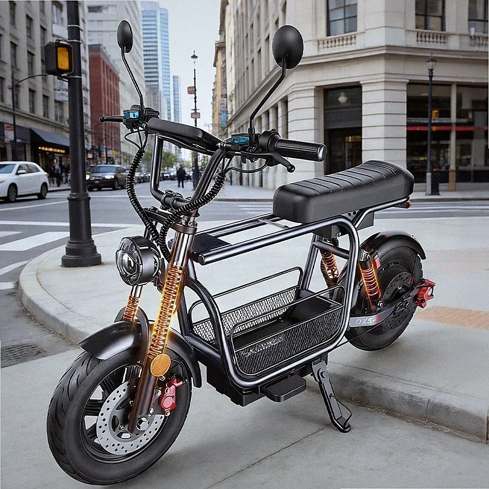 iScooter DX5 Elektroroller 48V 15.6AH 15Zoll E-Scooter Lastenroller mit NFC 75km