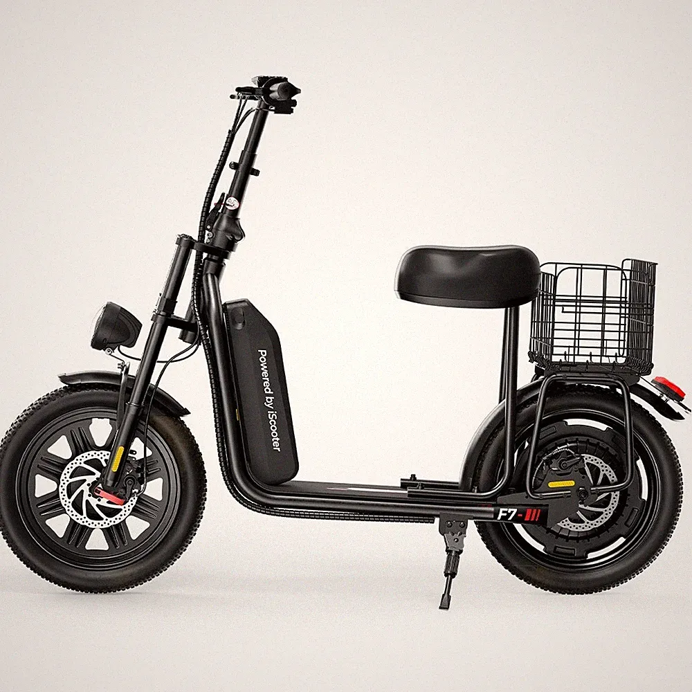 iScooter F7 Elektroroller mit APP 16'' Off-Road E-Scooter 1000W 10.4Ah 45km/h DE