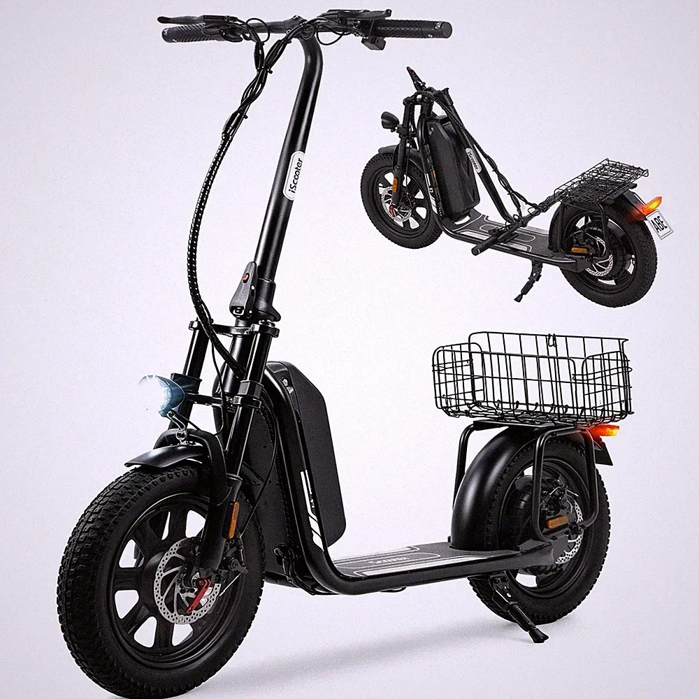 iScooter F7 Elektroroller mit APP 16'' Off-Road E-Scooter 1000W 10,4Ah 45km/h DE