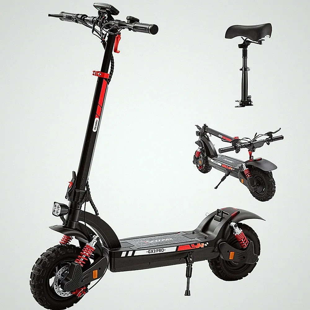 iScooter GX3Pro 11 Zoll Elektroroller 1200W 50km/h E-Scooter APP NFC Offroad