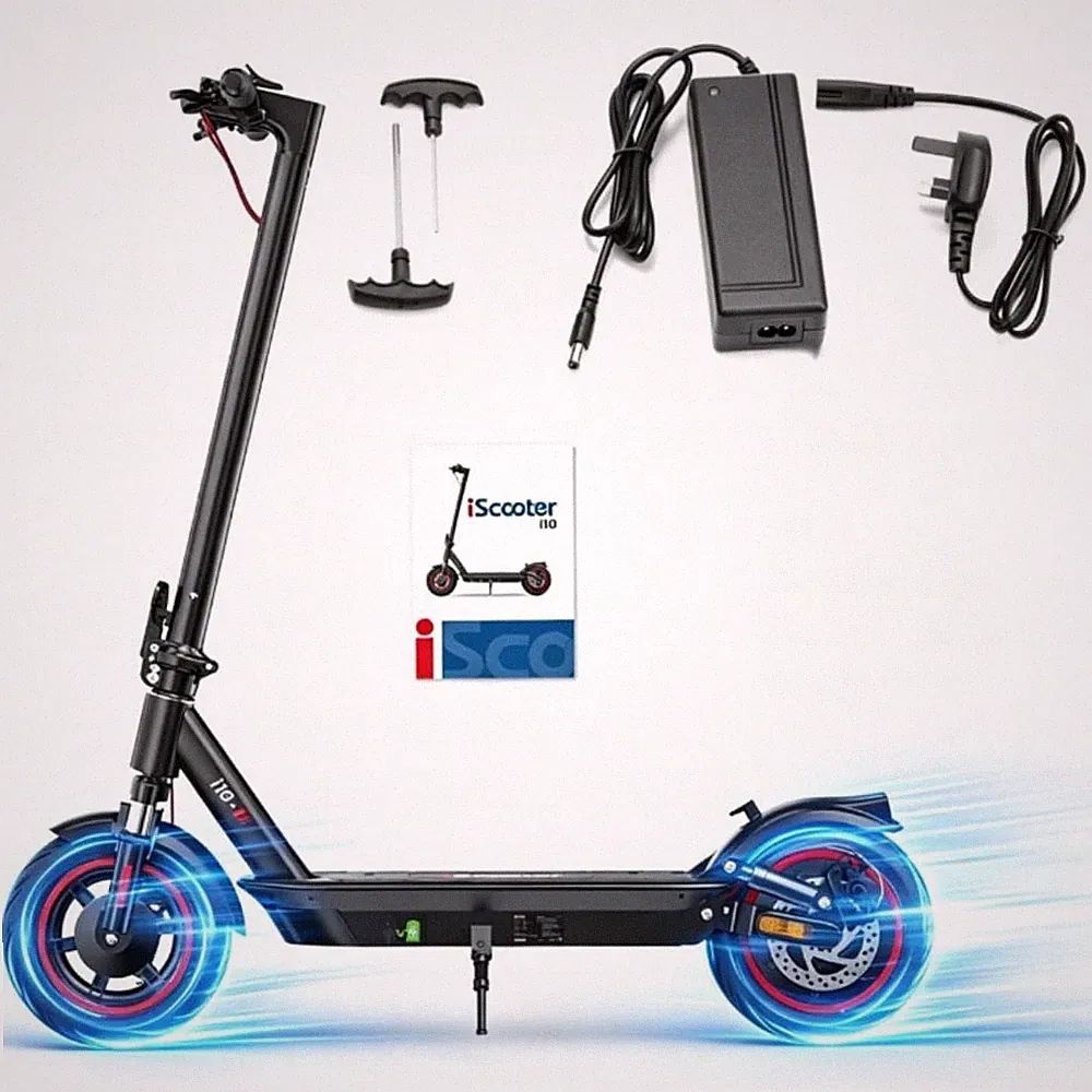 iScooter i10 E-Scooter 10″ E-Roller APP 650W 15AH Elektroroller Klappbar 40 km/h