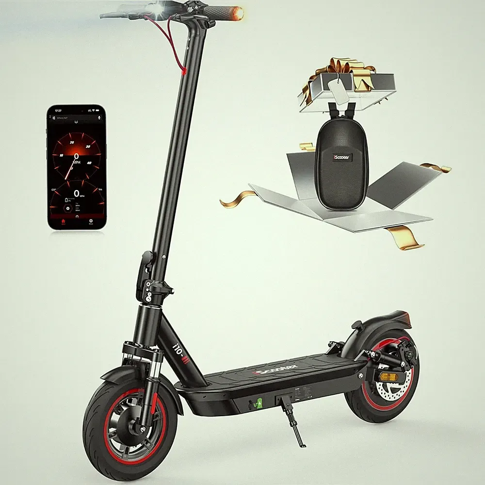 iscooter i10 Elektroroller 10'' E-Scooter Mit APP 650W 42V/15Ah Faltbarer 45km/h