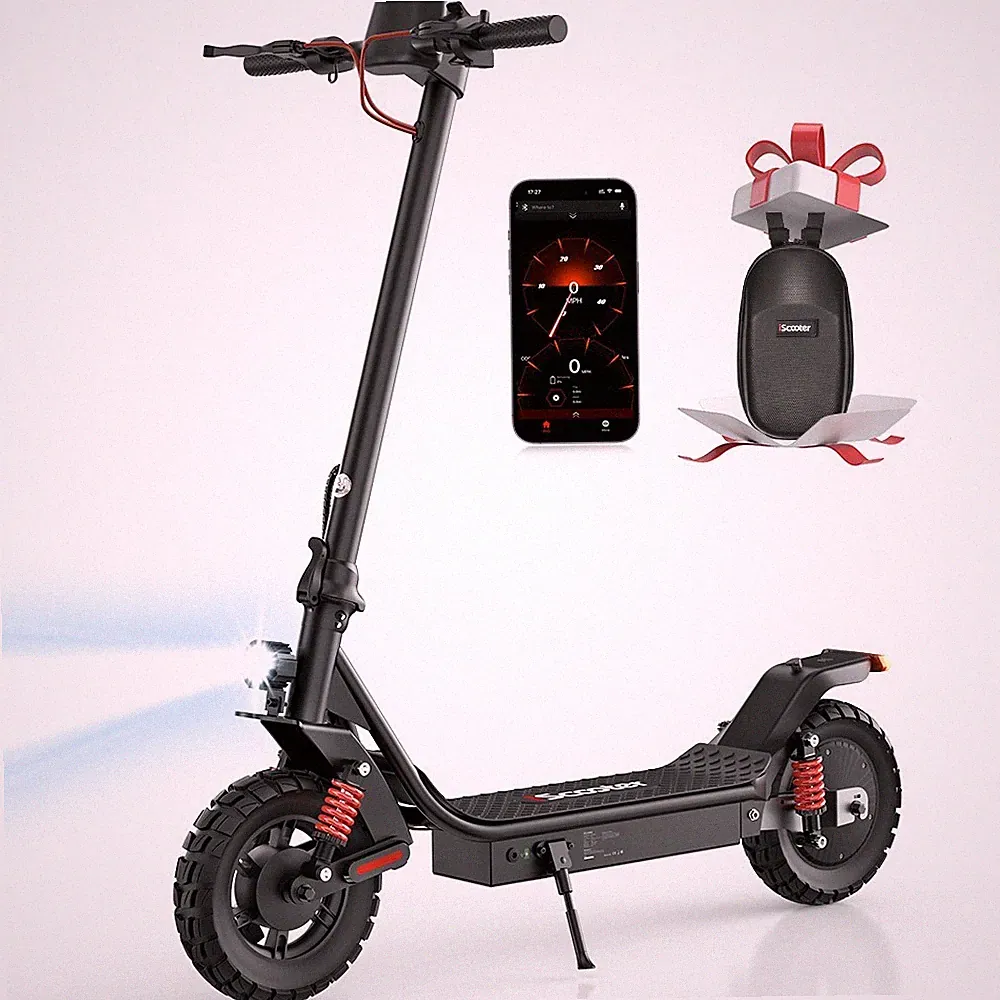 iScooter i10Pro Elektroroller mit APP 10'' Faltbar E-Scooter Offroad E-Roller DE