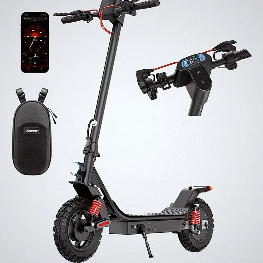 iScooter i10pro Off-Road Elektroroller 800W 15AH 60KM E-Scooter Klappbar 10 Zoll