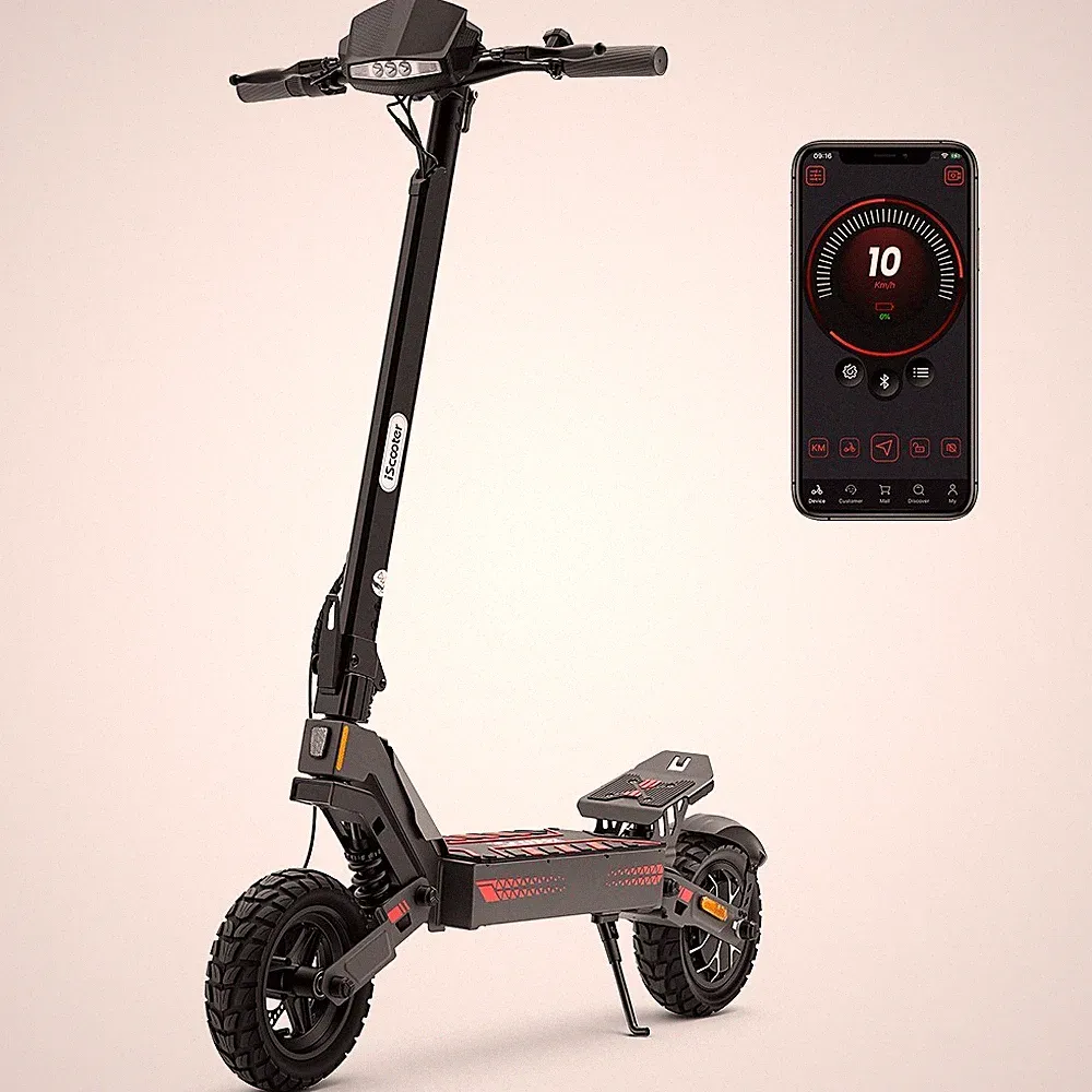 iScooter iF1 10 Zoll Elektroroller 1200W 10AH E-Scooter E-Roller Off-road 45km/h