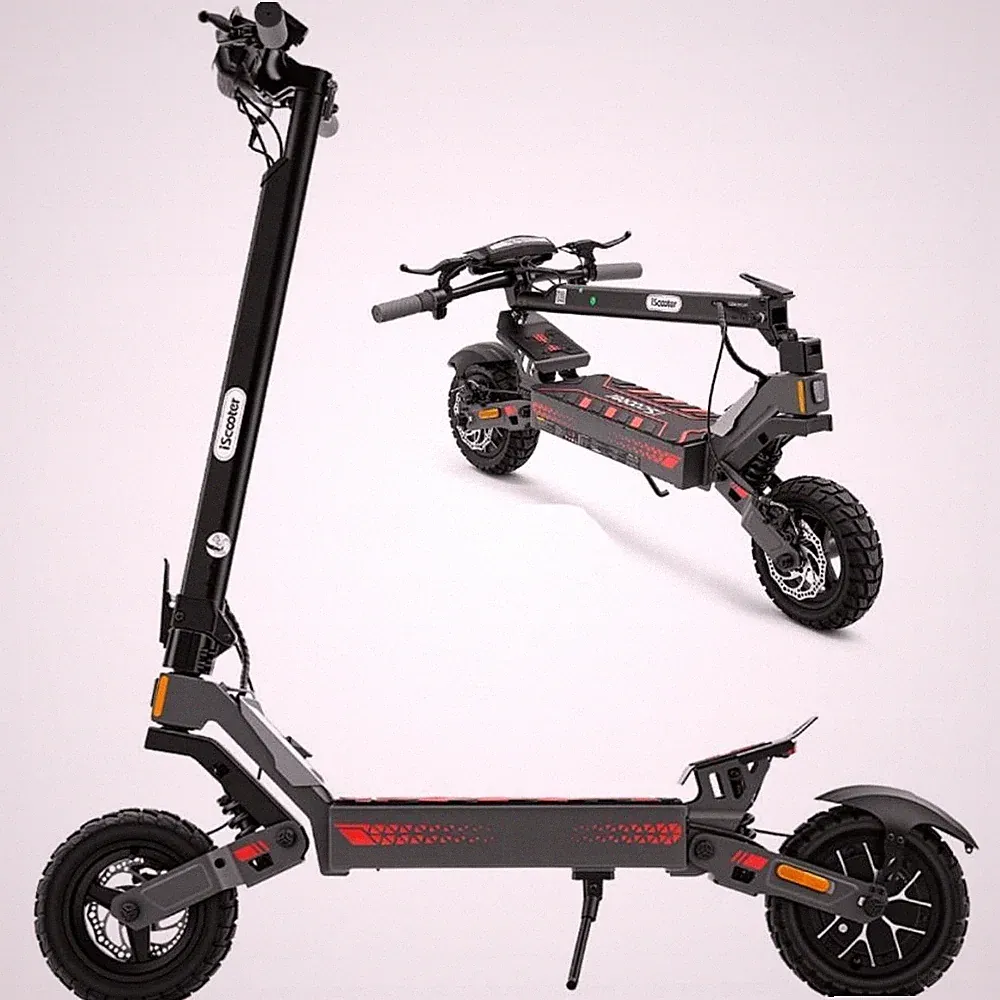 iScooter iF1 Elektroroller 1200W 480WH Off-road E-Scooter 10" E-Roller 45km/h
