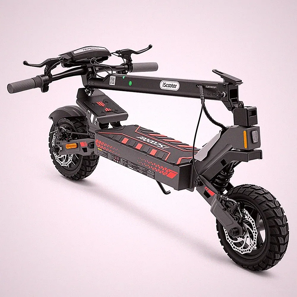 iScooter iF1 Elektroroller 1200W 48V/10AH 45km/h E-Scooter 10" Offroad E-Roller