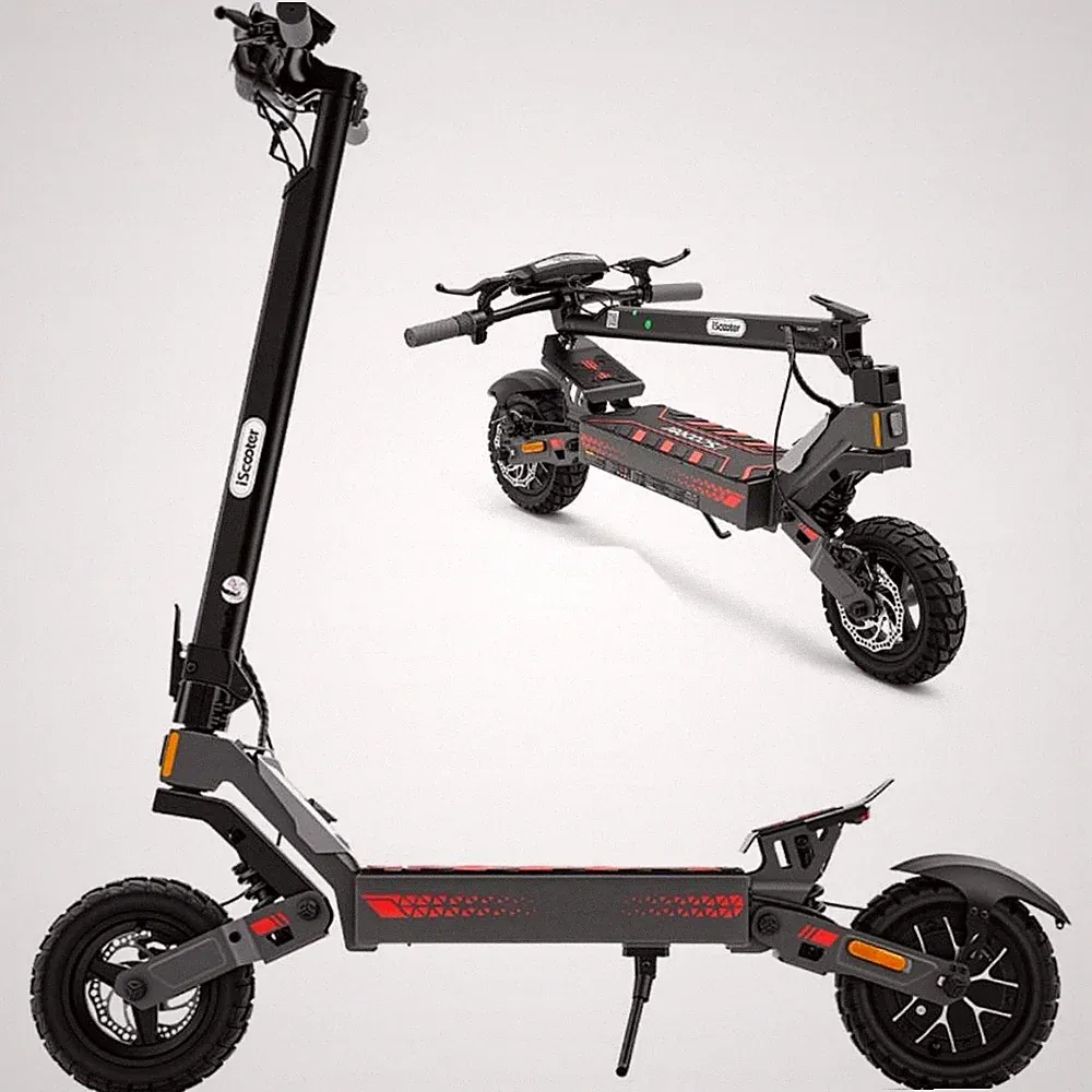 iScooter iF1 Elektroroller 1200W 48V 10AH Off-road E-Scooter 10" E-Roller 45km/h