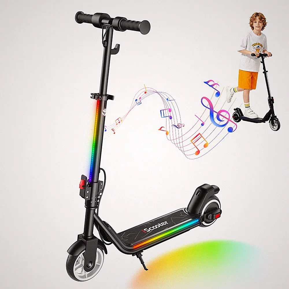 iScooter ik3Max Elektroroller Für Kinder 6-12 Jahre Klappbar Elektroscooter LED