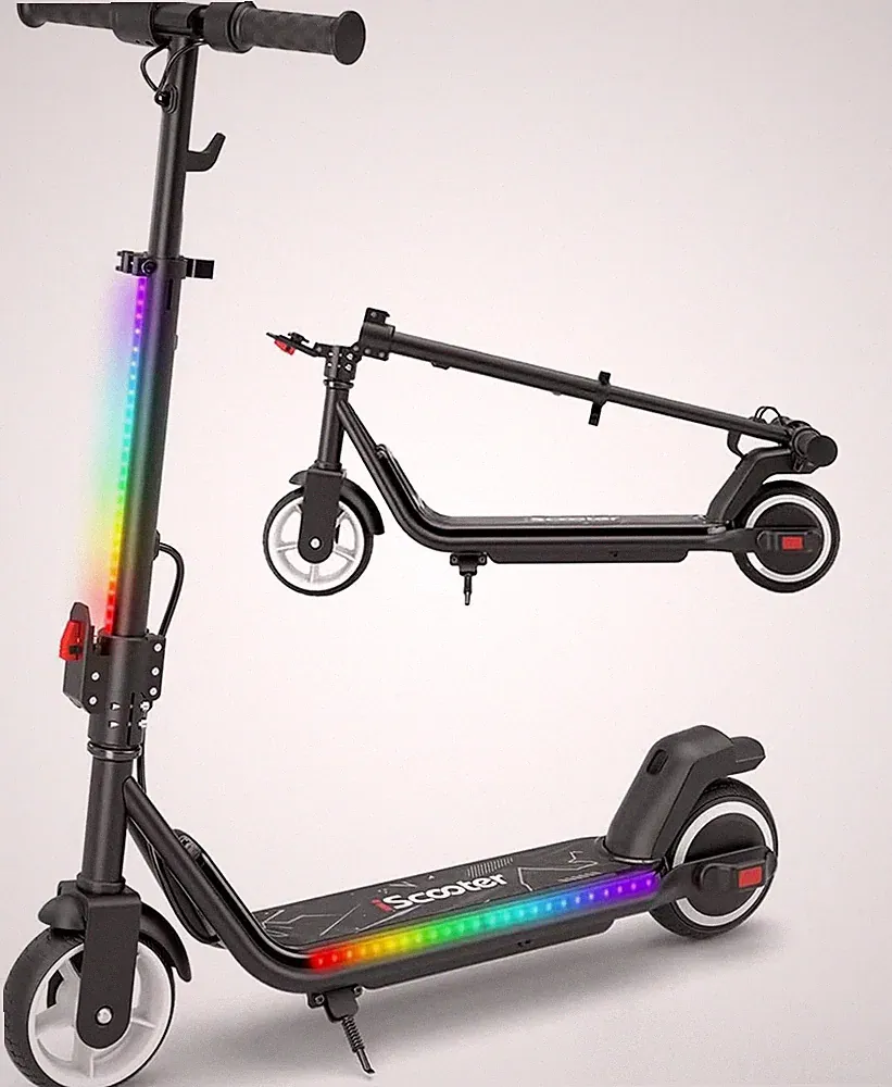 iScooter ik3Max Elektroroller Für Kinder 6-12 Jahre Klappbar Elektroscooter LED