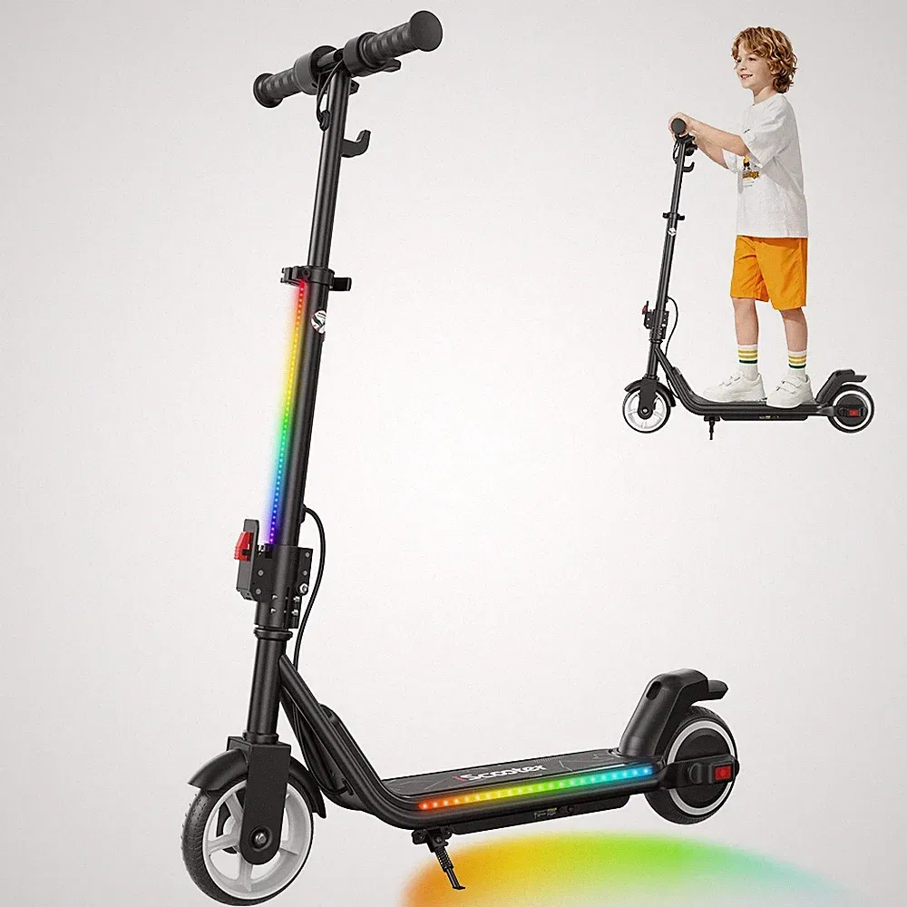 iScooter ik3Max Kinder Elektroroller 200W 19km/h E-Roller Für Alter 6+ Kinder