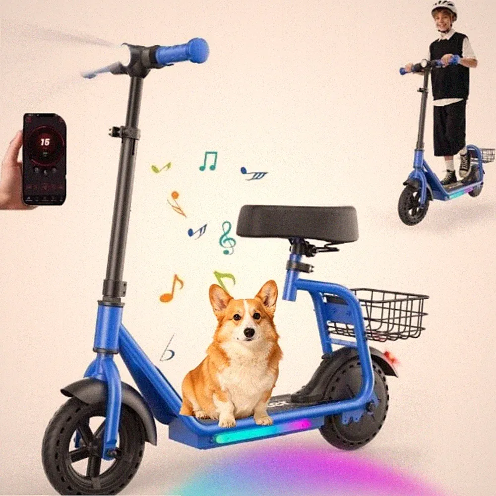 iScooter ik7 Klappbar Elektroroller für Kinder 250W 8,5'' LED 20km/h E-Scooter