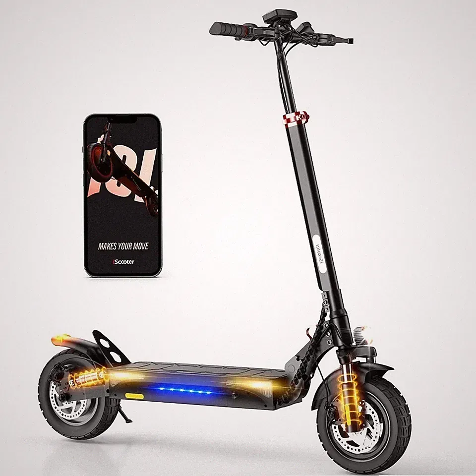 iScooter iX3 10" E-Scooter Offroad 10AH 800W Elektroroller mit App 40kmh 120KG