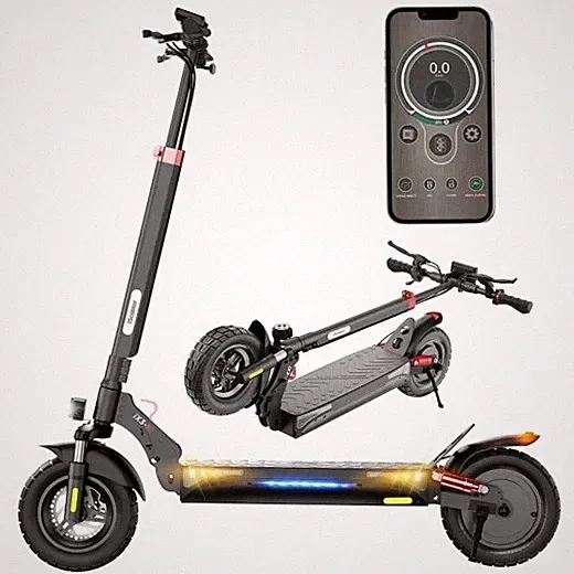 iScooter IX3 800W Elektroroller 480WH 40KM 10" Klappbarer E-Scooter 40KM/H APP