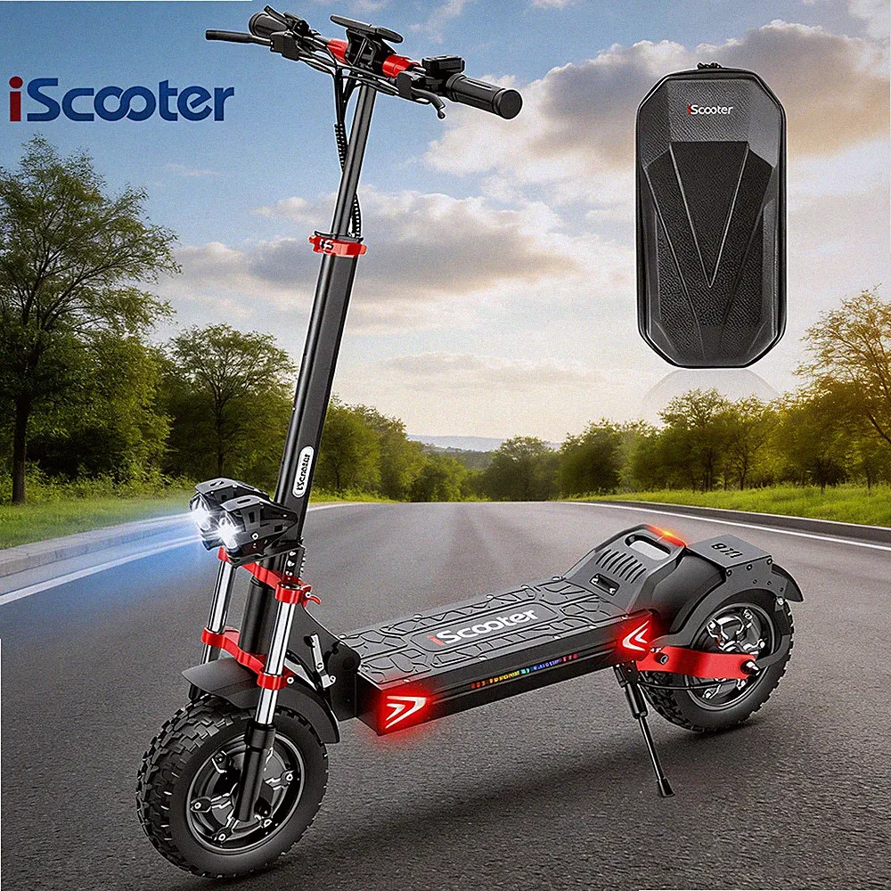 iScooter iX8 12 Zoll Offroad Elektroroller Dual Motor 2400W 48V 20AH E-Scooter
