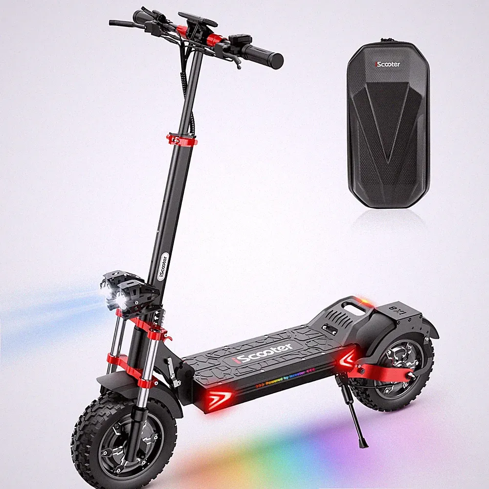 iScooter iX8 Offroad Elektroroller 12 Zoll 2400W Dual motor E-Scooter 960Wh 70KM