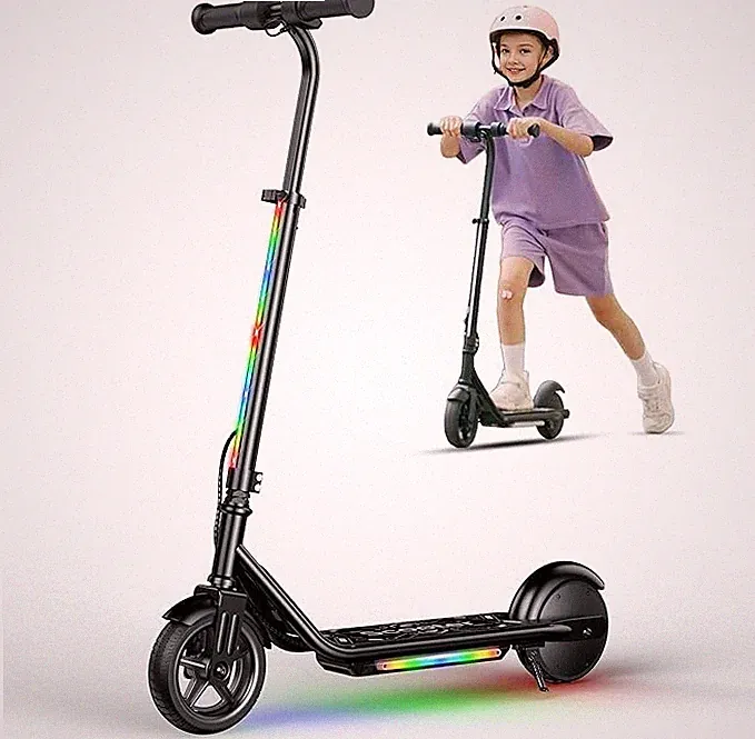 iscooter K2Pro Kinder E-Scooter 150W 16KM/H Elektroroller Daumengasgriff 3 Gang
