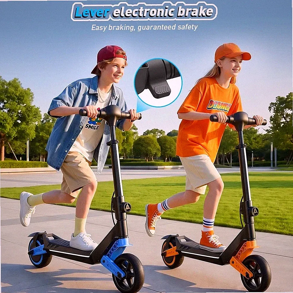 iScooter K6 Elektroroller mit Vollfederung 150W 16KM/H 6.5" E-Scooter für Kinder