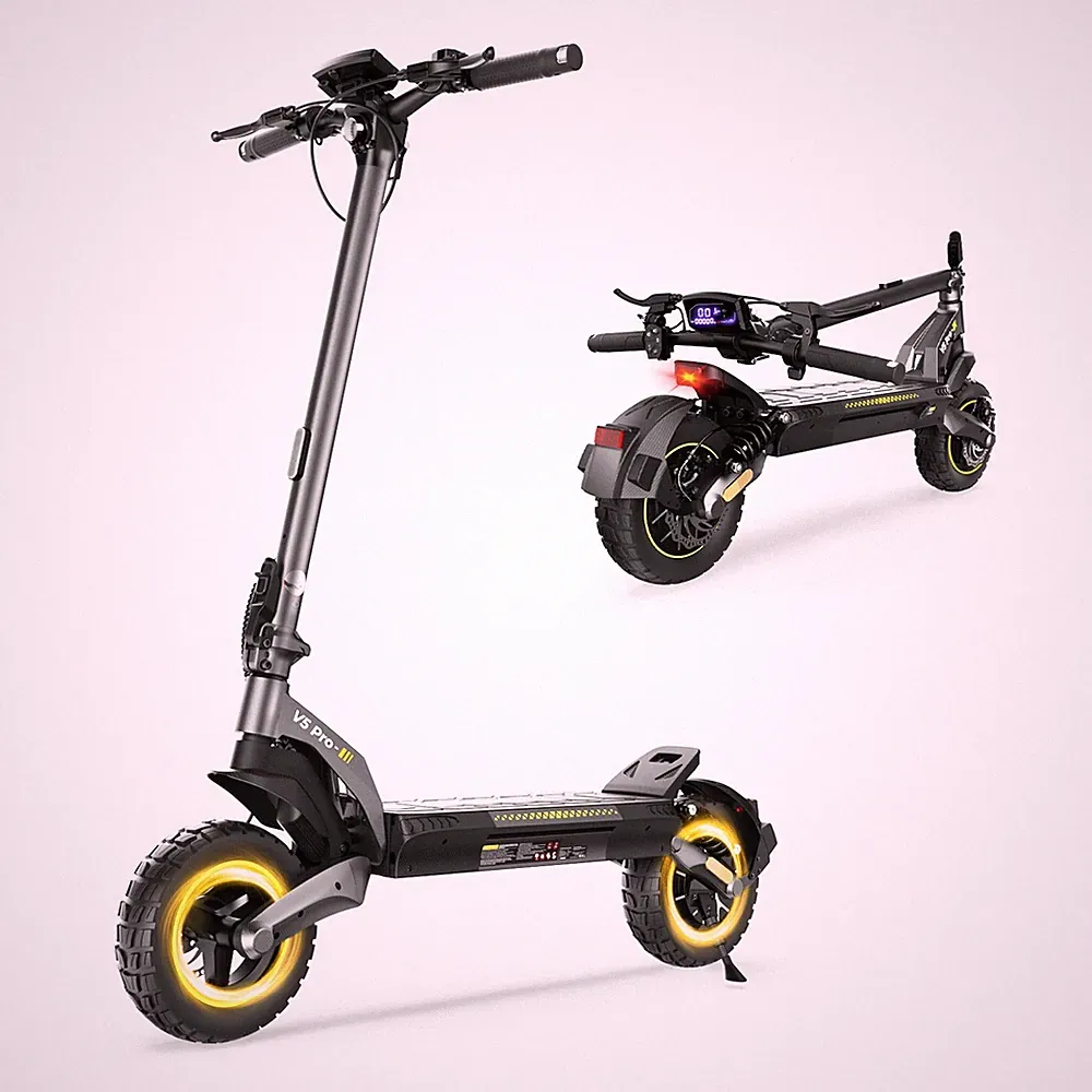 iScooter V5Pro Elektroroller 12,5AH 20KMH 70KM 10 Zoll Offroad E-Scooter mit ABE