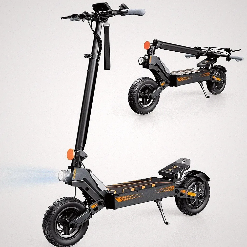 iScooter W10 10'' Elektroroller 1200W 50km/h 48V 15Ah Offroad Klappbar E-Scooter